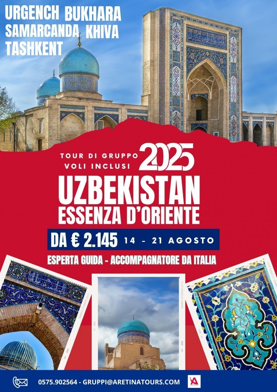 tour completo con guida italiano Uzbekistan estate