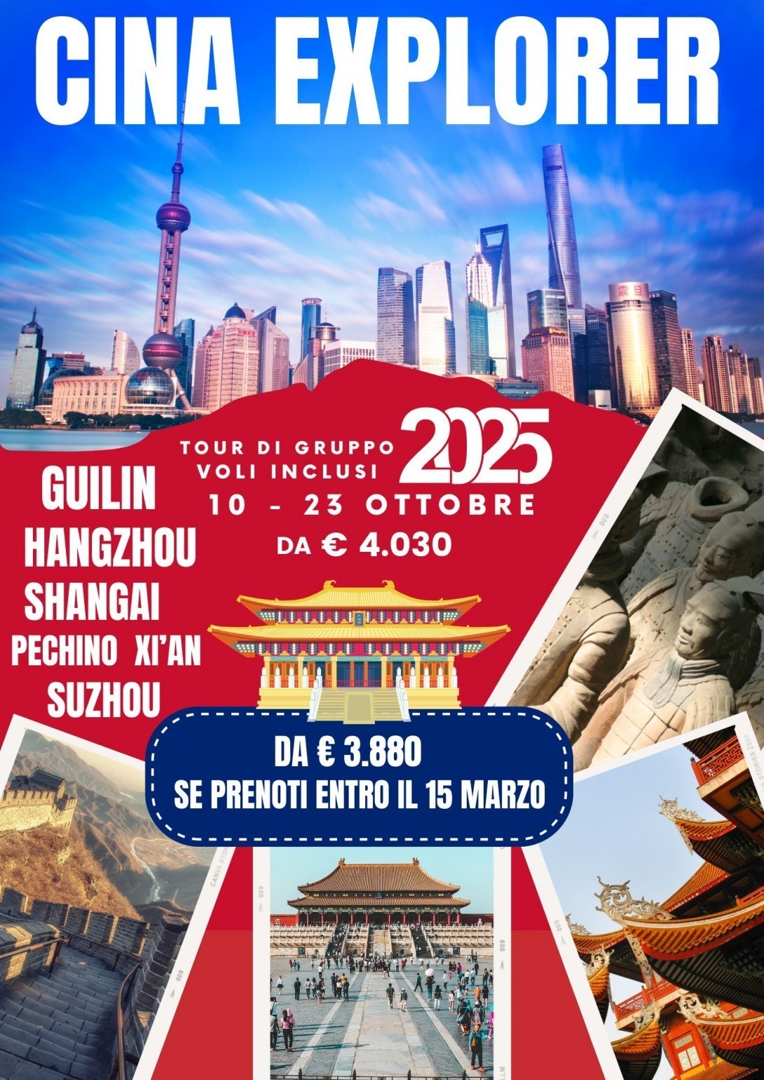 tour di gruppo in Cina offerte