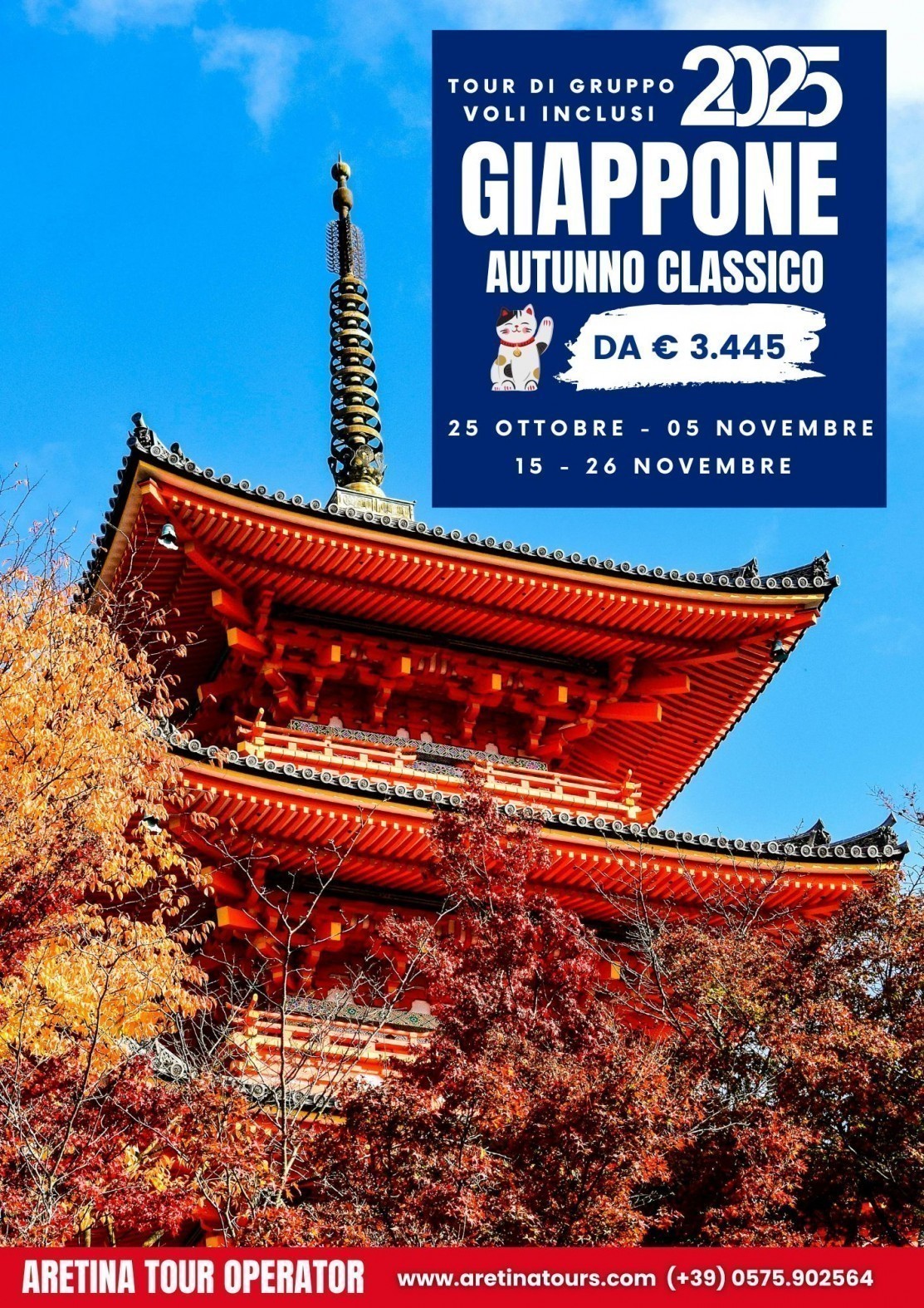 tour di gruppo in Giappone novembre