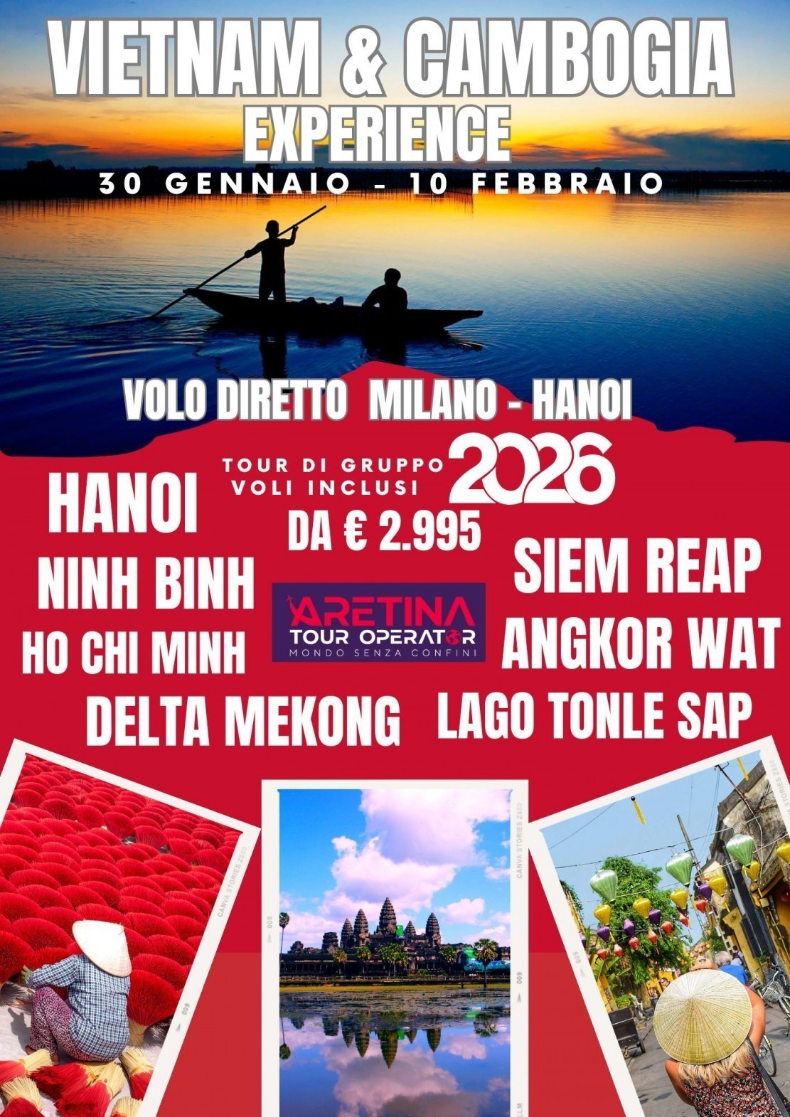 viaggi organizzato Cambogia e Vietnam